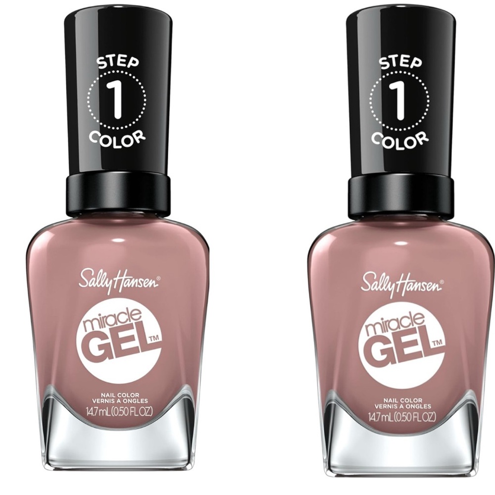 2 Pack Sally Hansen Miracle Gel Nail Polish 494 Love Me Lilac